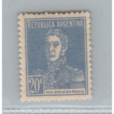 ARGENTINA 1927 GJ 631 ESTAMPILLA FILIGRANA AHORRO POSTAL LA MAS RARA DE LA SERIE NUEVA CON GOMA HERMOSA CALIDAD U$ 50